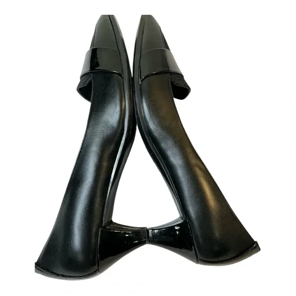 Anne Klein Black Kitty Heels Sleek and Sophisticated Size 8 - Picture 8 of 12